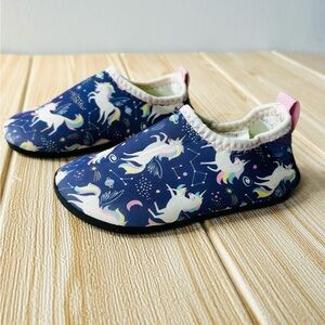 Unicorn Kids sz 7-8 Toddler Girls Water Shoes Beach